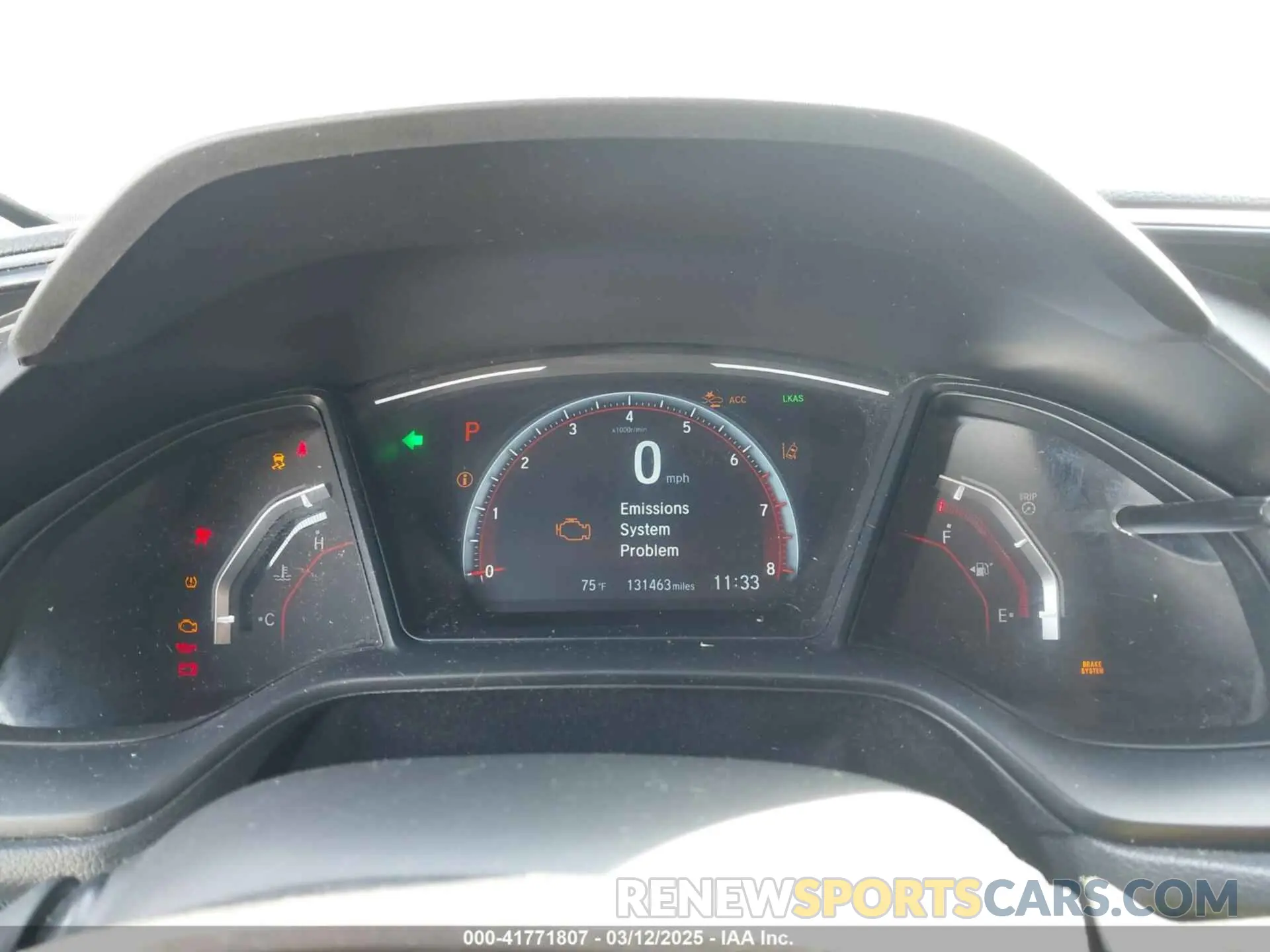 7 Photograph of a damaged car SHHFK7H44KU209751 HONDA CIVIC 2019