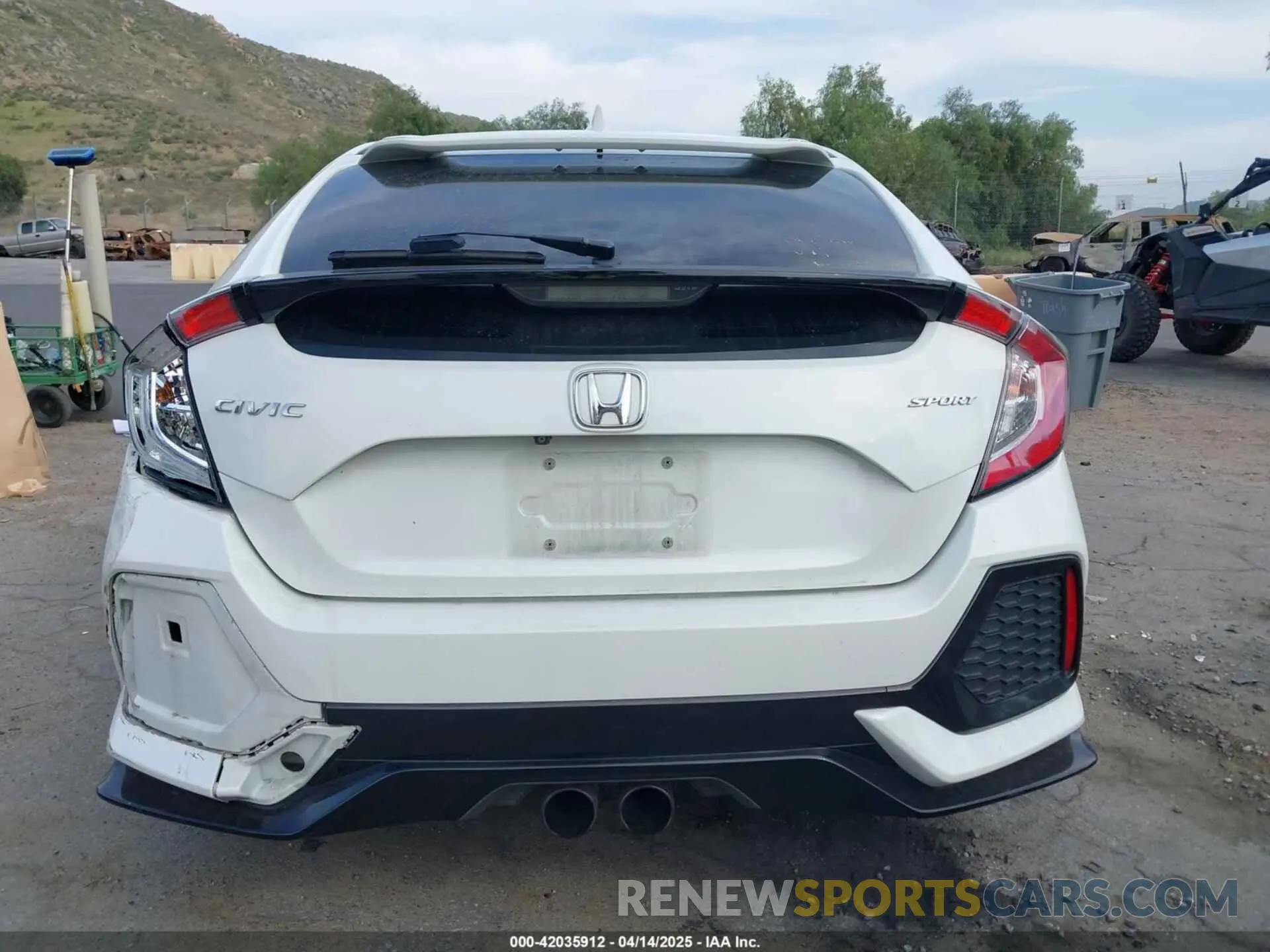 15 Photograph of a damaged car SHHFK7H45KU406167 HONDA CIVIC 2019