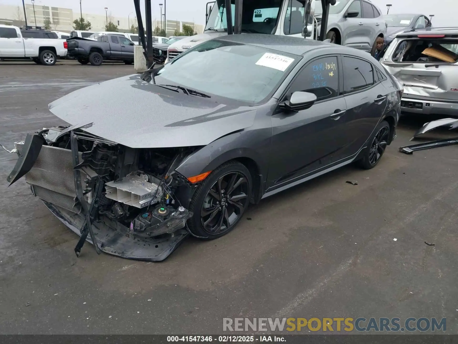 2 Photograph of a damaged car SHHFK7H45KU417024 HONDA CIVIC 2019