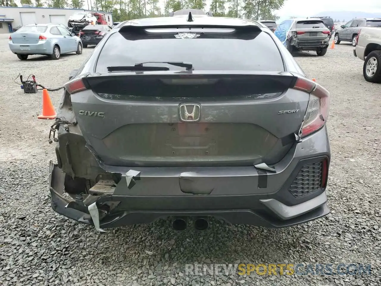 6 Photograph of a damaged car SHHFK7H46KU204390 HONDA CIVIC 2019
