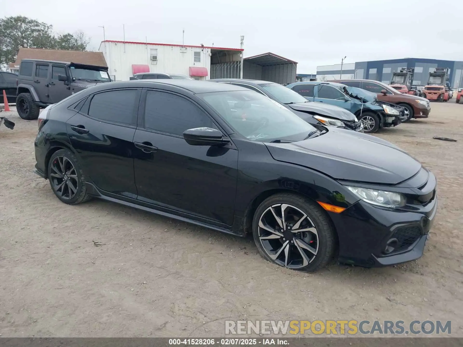 1 Photograph of a damaged car SHHFK7H47KU215124 HONDA CIVIC 2019