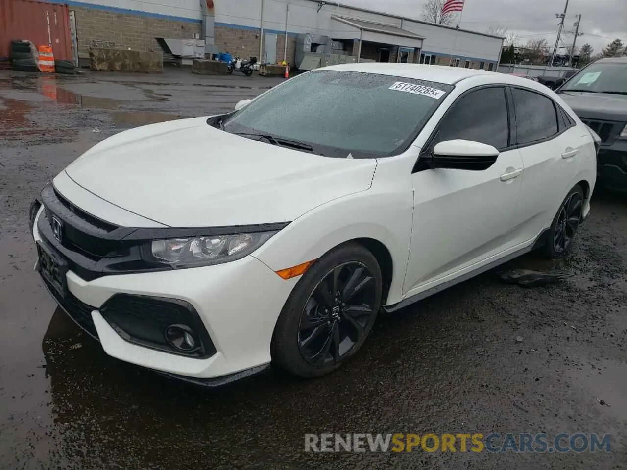 1 Photograph of a damaged car SHHFK7H47KU413587 HONDA CIVIC 2019