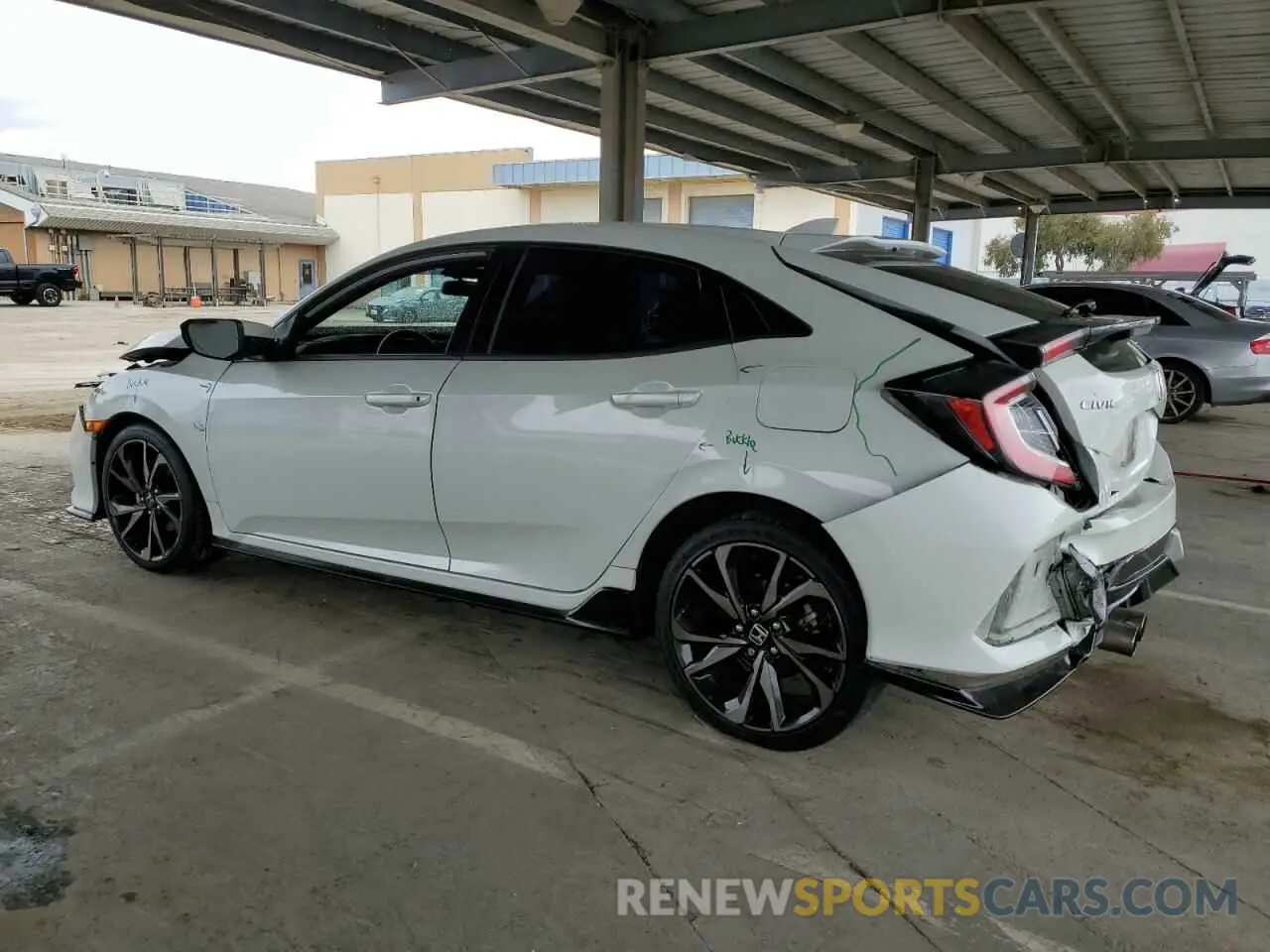2 Photograph of a damaged car SHHFK7H47KU417607 HONDA CIVIC 2019