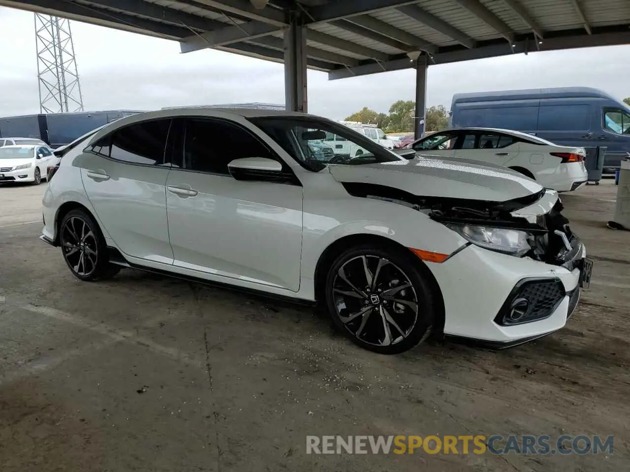 4 Photograph of a damaged car SHHFK7H47KU417607 HONDA CIVIC 2019