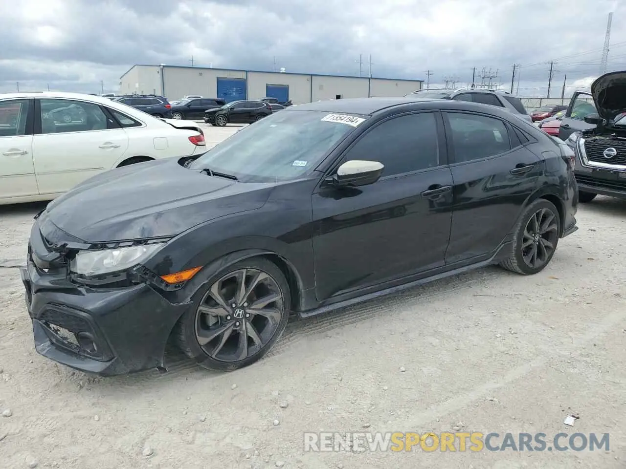 1 Photograph of a damaged car SHHFK7H48KU207761 HONDA CIVIC 2019