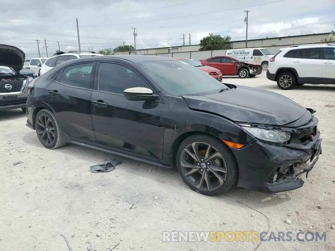 4 Photograph of a damaged car SHHFK7H48KU207761 HONDA CIVIC 2019