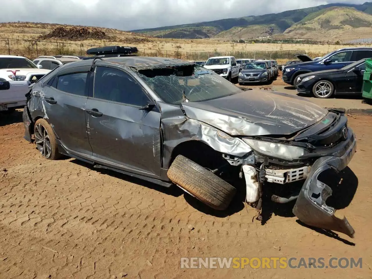4 Photograph of a damaged car SHHFK7H48KU210630 HONDA CIVIC 2019