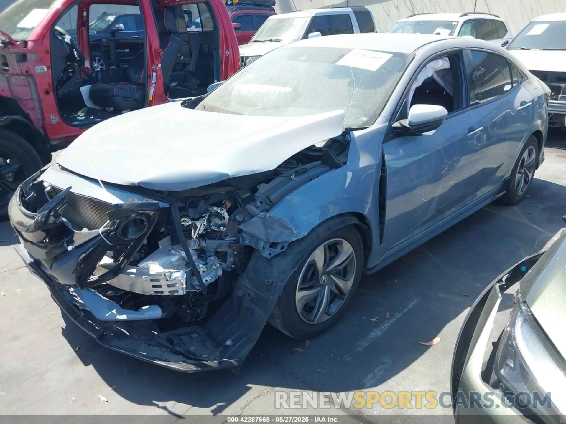 2 Photograph of a damaged car SHHFK7H48KU405367 HONDA CIVIC 2019