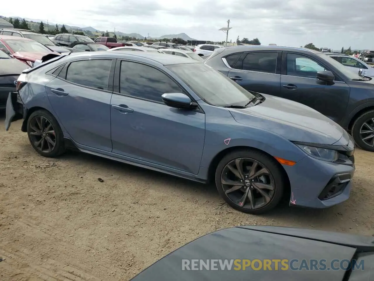 4 Photograph of a damaged car SHHFK7H48KU419222 HONDA CIVIC 2019