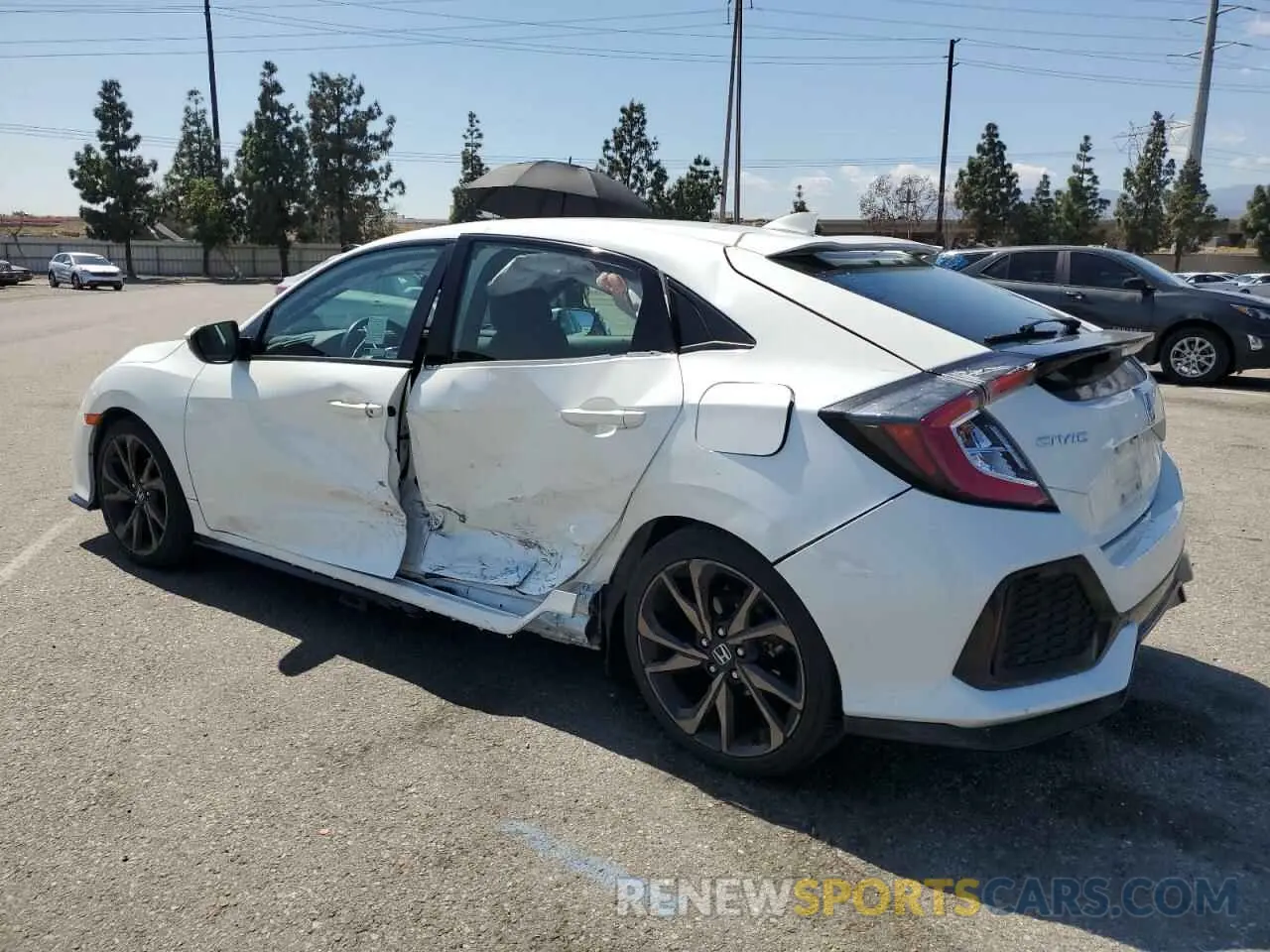 2 Photograph of a damaged car SHHFK7H4XKU409470 HONDA CIVIC 2019