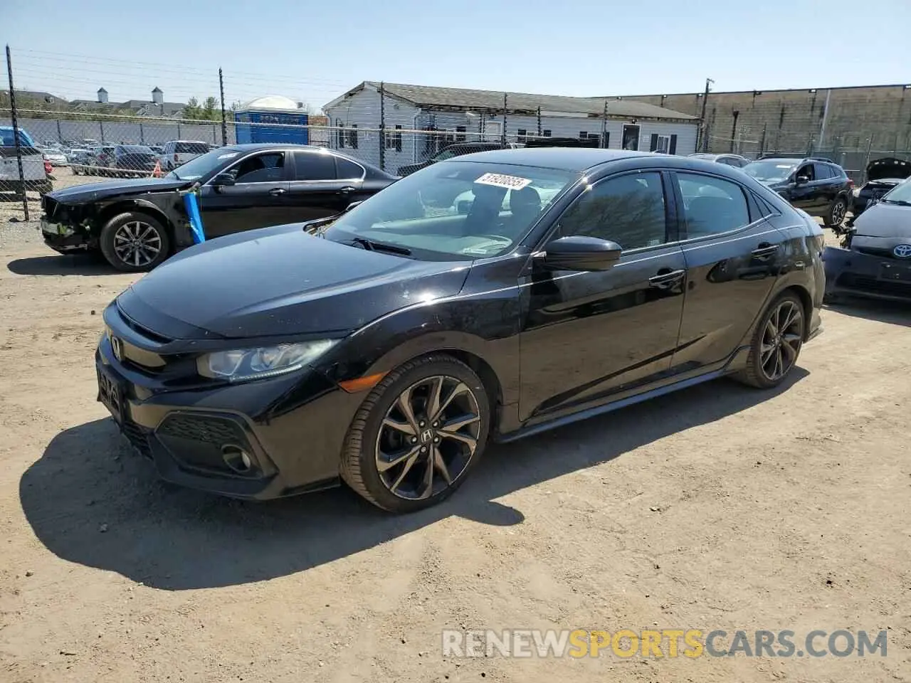 1 Photograph of a damaged car SHHFK7H4XKU422798 HONDA CIVIC 2019