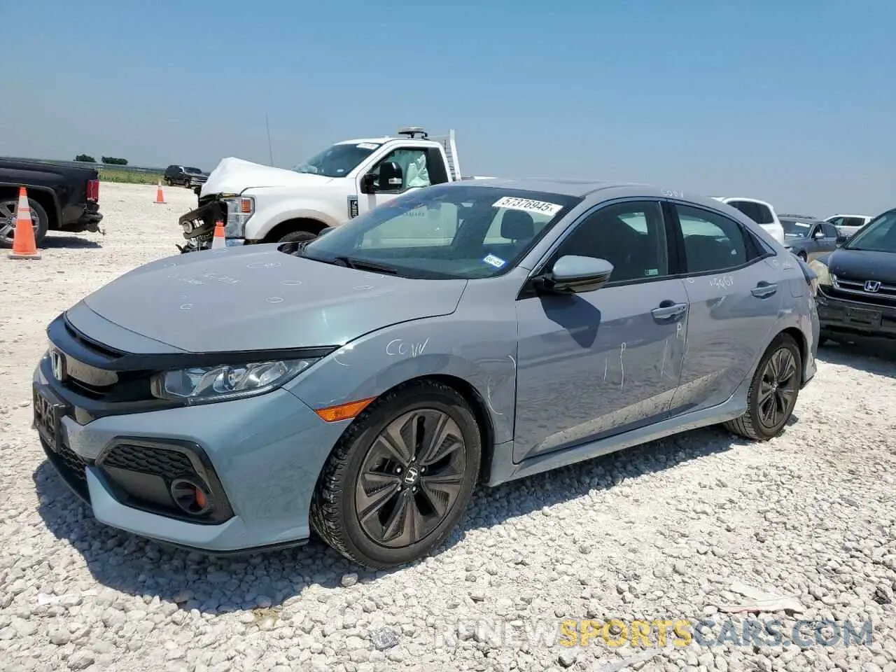 1 Photograph of a damaged car SHHFK7H60KU224751 HONDA CIVIC 2019