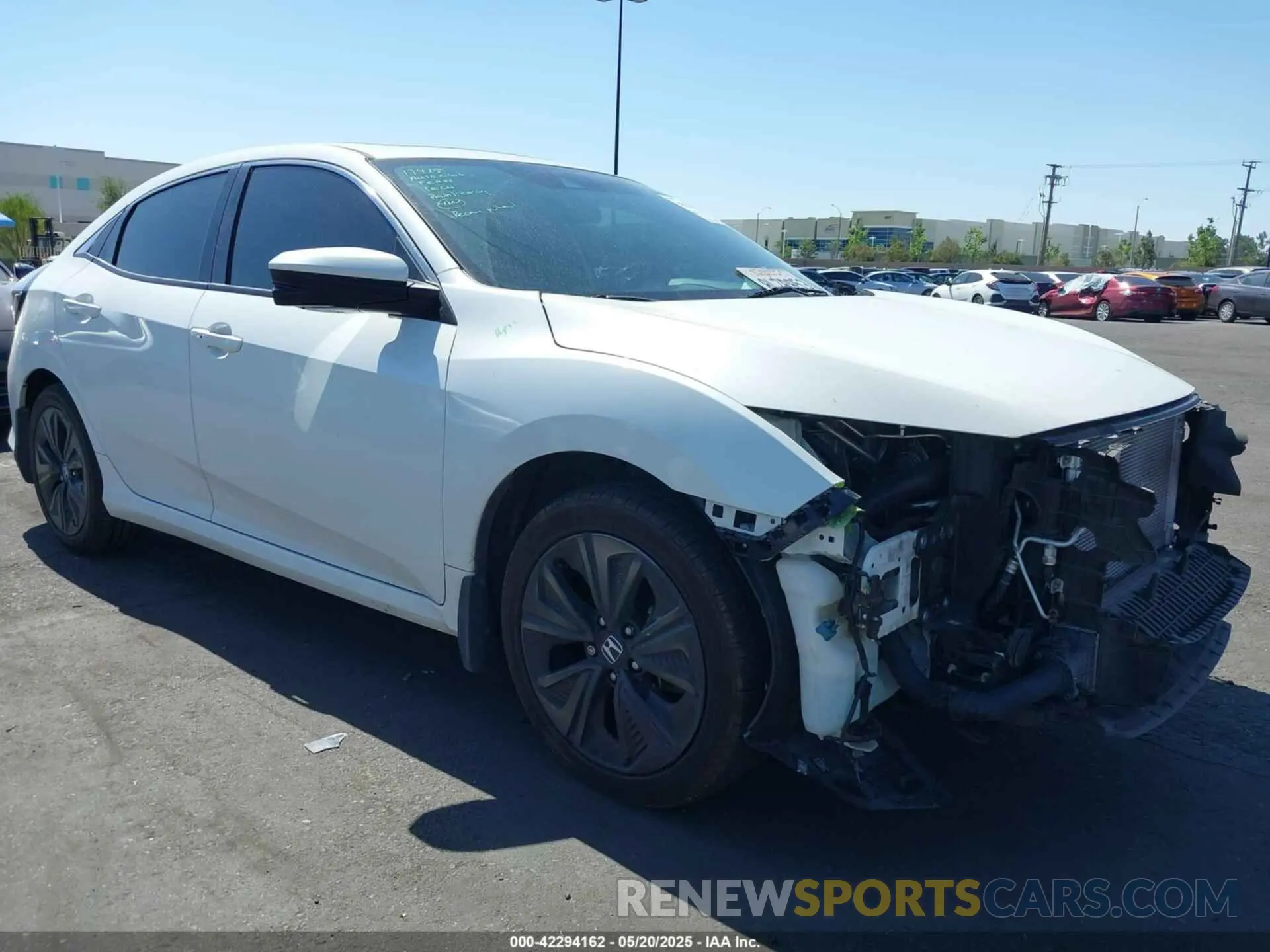 1 Photograph of a damaged car SHHFK7H61KU417152 HONDA CIVIC 2019
