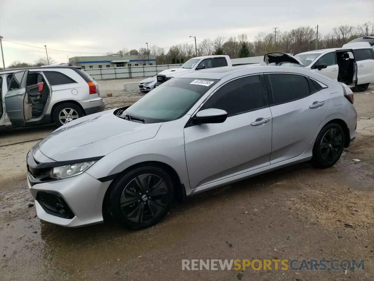 1 Photograph of a damaged car SHHFK7H62KU217543 HONDA CIVIC 2019