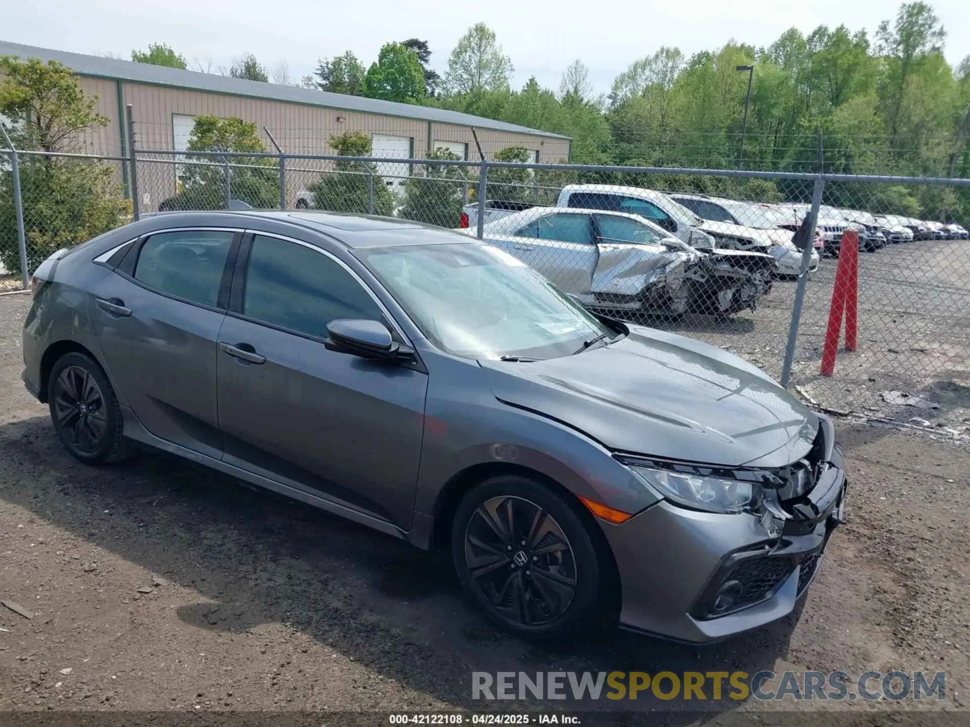 1 Photograph of a damaged car SHHFK7H62KU228980 HONDA CIVIC 2019