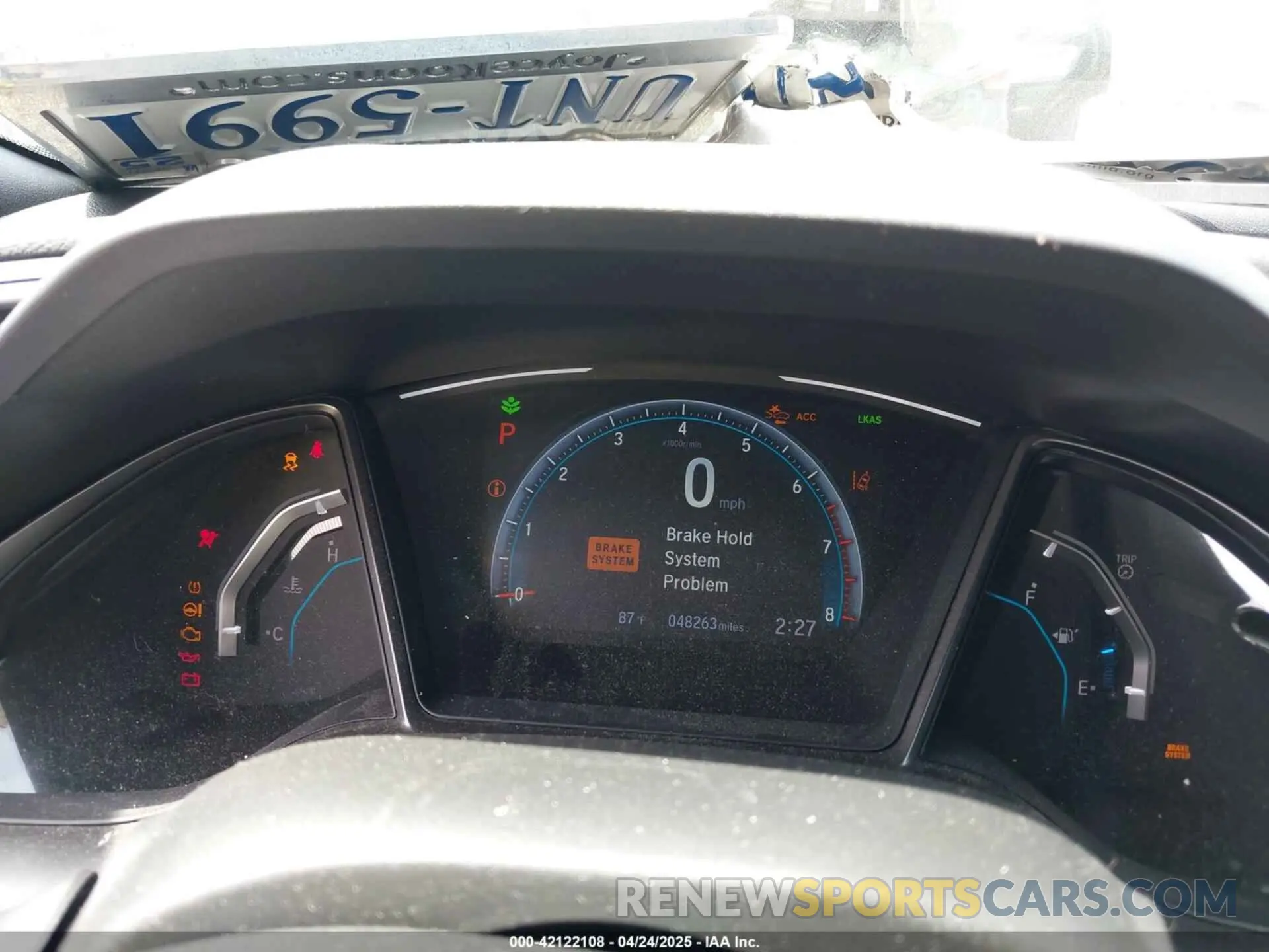 7 Photograph of a damaged car SHHFK7H62KU228980 HONDA CIVIC 2019