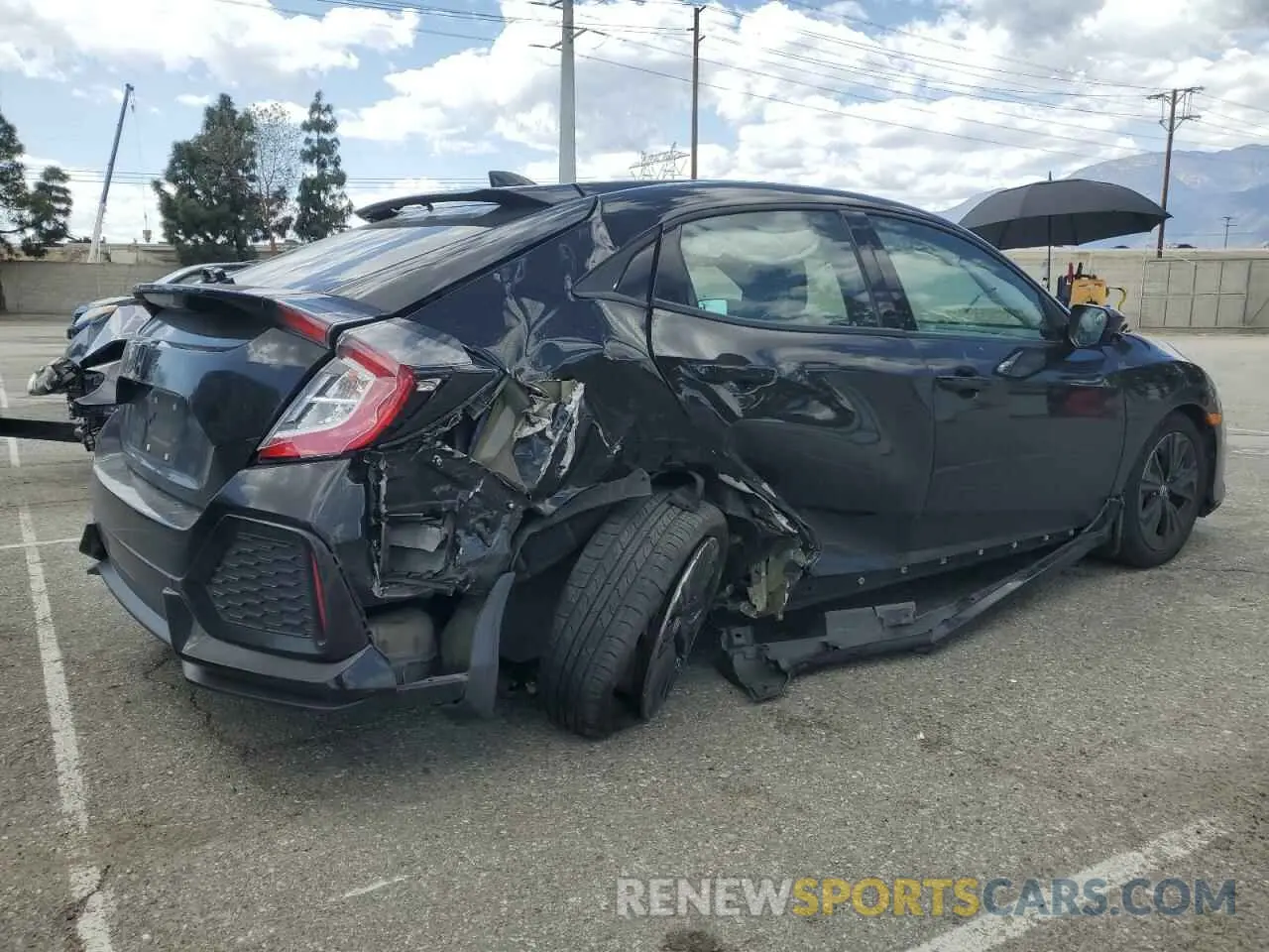 3 Photograph of a damaged car SHHFK7H62KU410307 HONDA CIVIC 2019