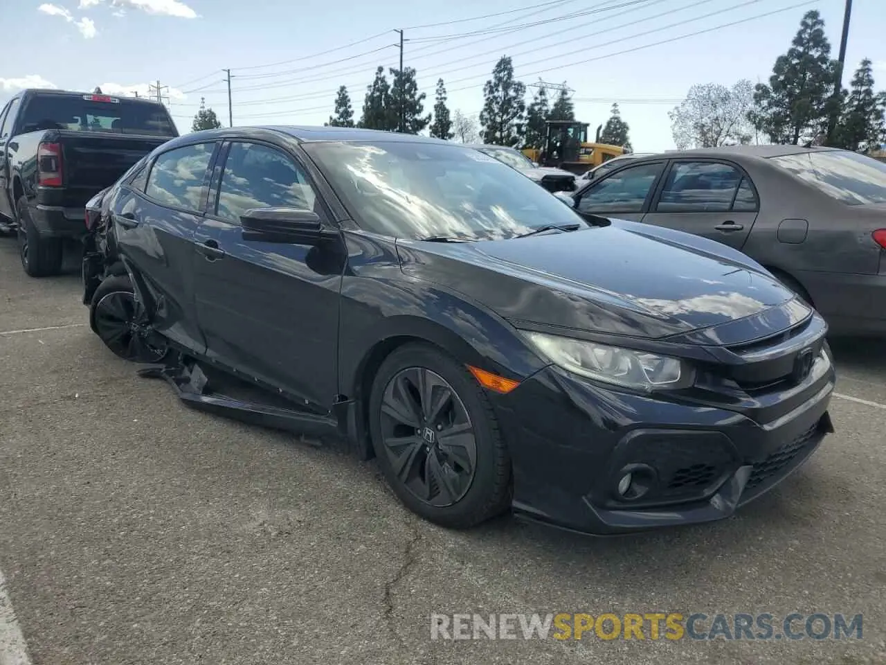 4 Photograph of a damaged car SHHFK7H62KU410307 HONDA CIVIC 2019