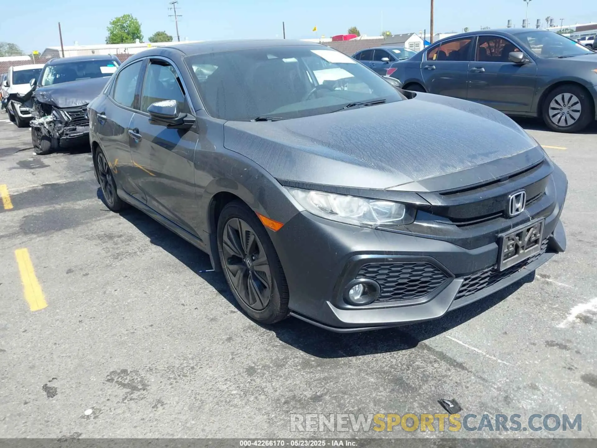 1 Photograph of a damaged car SHHFK7H62KU410632 HONDA CIVIC 2019