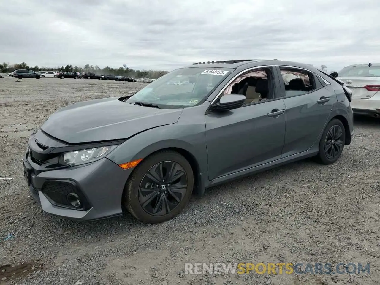 1 Photograph of a damaged car SHHFK7H62KU411134 HONDA CIVIC 2019