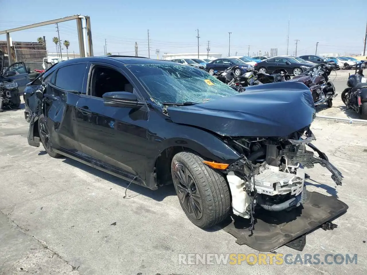 4 Photograph of a damaged car SHHFK7H62KU417693 HONDA CIVIC 2019