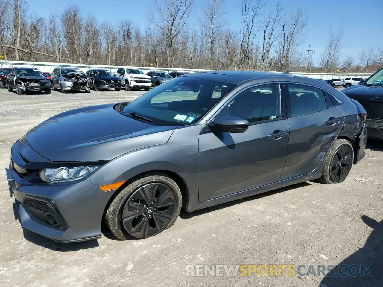 1 Photograph of a damaged car SHHFK7H62KU418035 HONDA CIVIC 2019