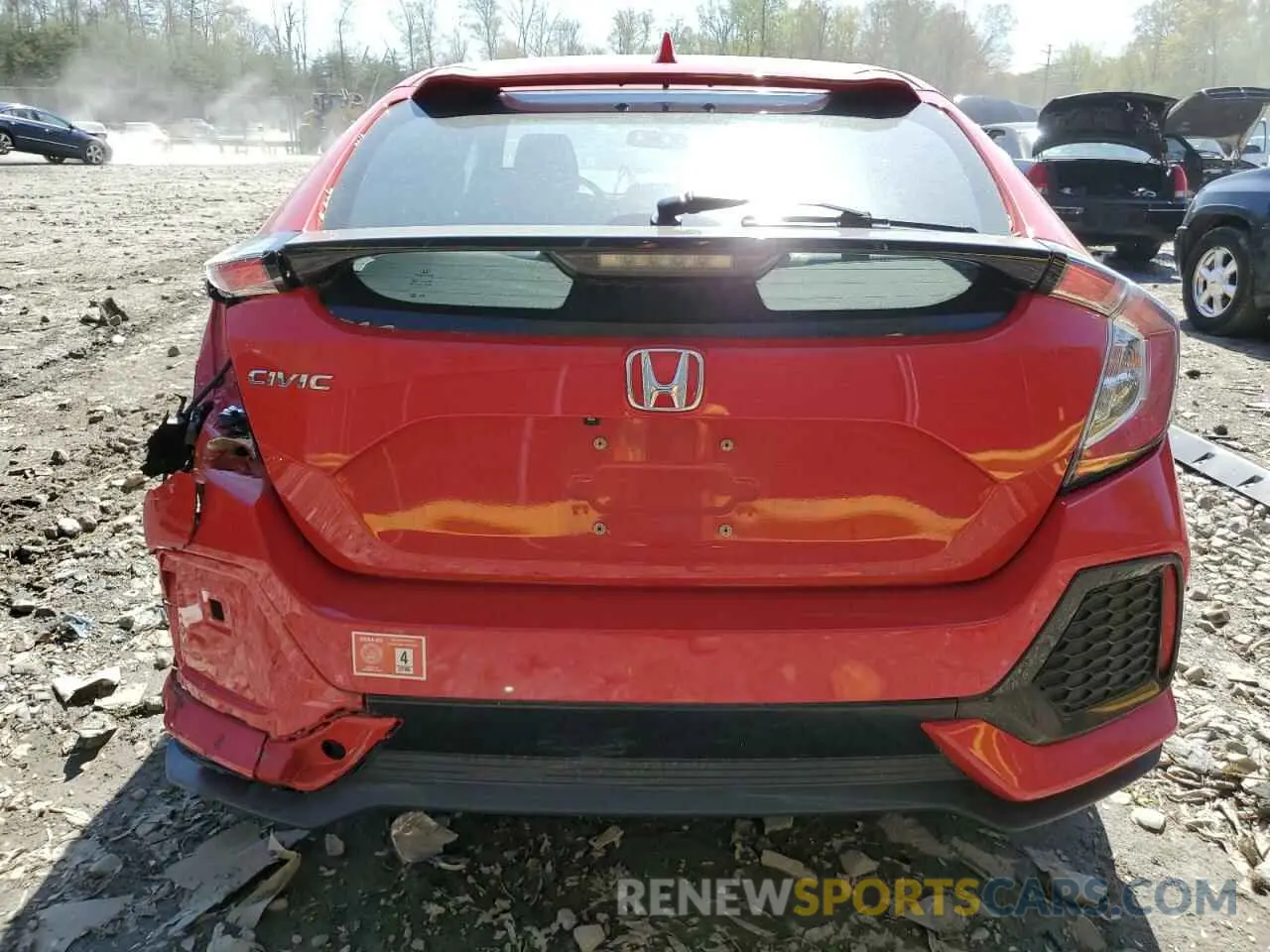 6 Photograph of a damaged car SHHFK7H63KU418559 HONDA CIVIC 2019
