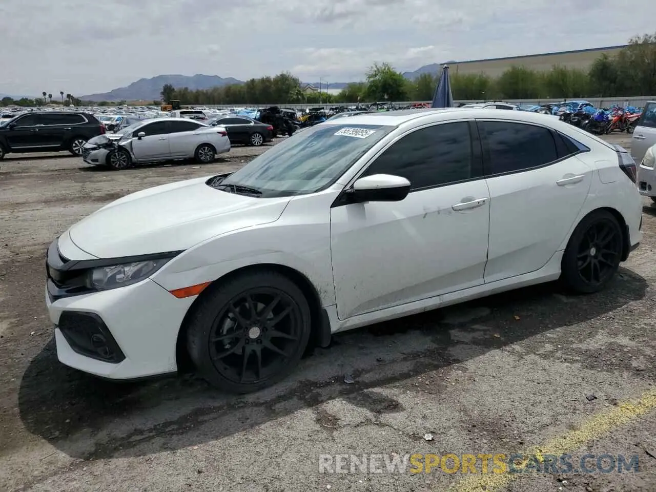 1 Photograph of a damaged car SHHFK7H64KU203031 HONDA CIVIC 2019