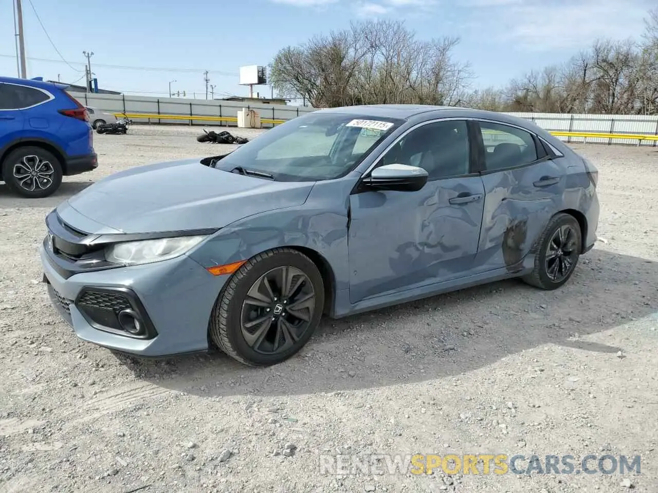 1 Photograph of a damaged car SHHFK7H64KU209959 HONDA CIVIC 2019