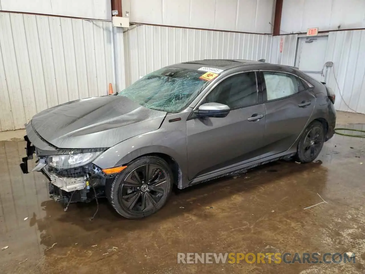 1 Photograph of a damaged car SHHFK7H64KU400703 HONDA CIVIC 2019