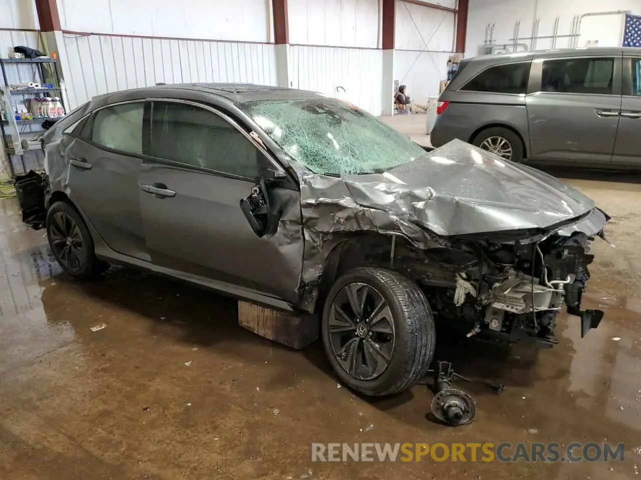 4 Photograph of a damaged car SHHFK7H64KU400703 HONDA CIVIC 2019