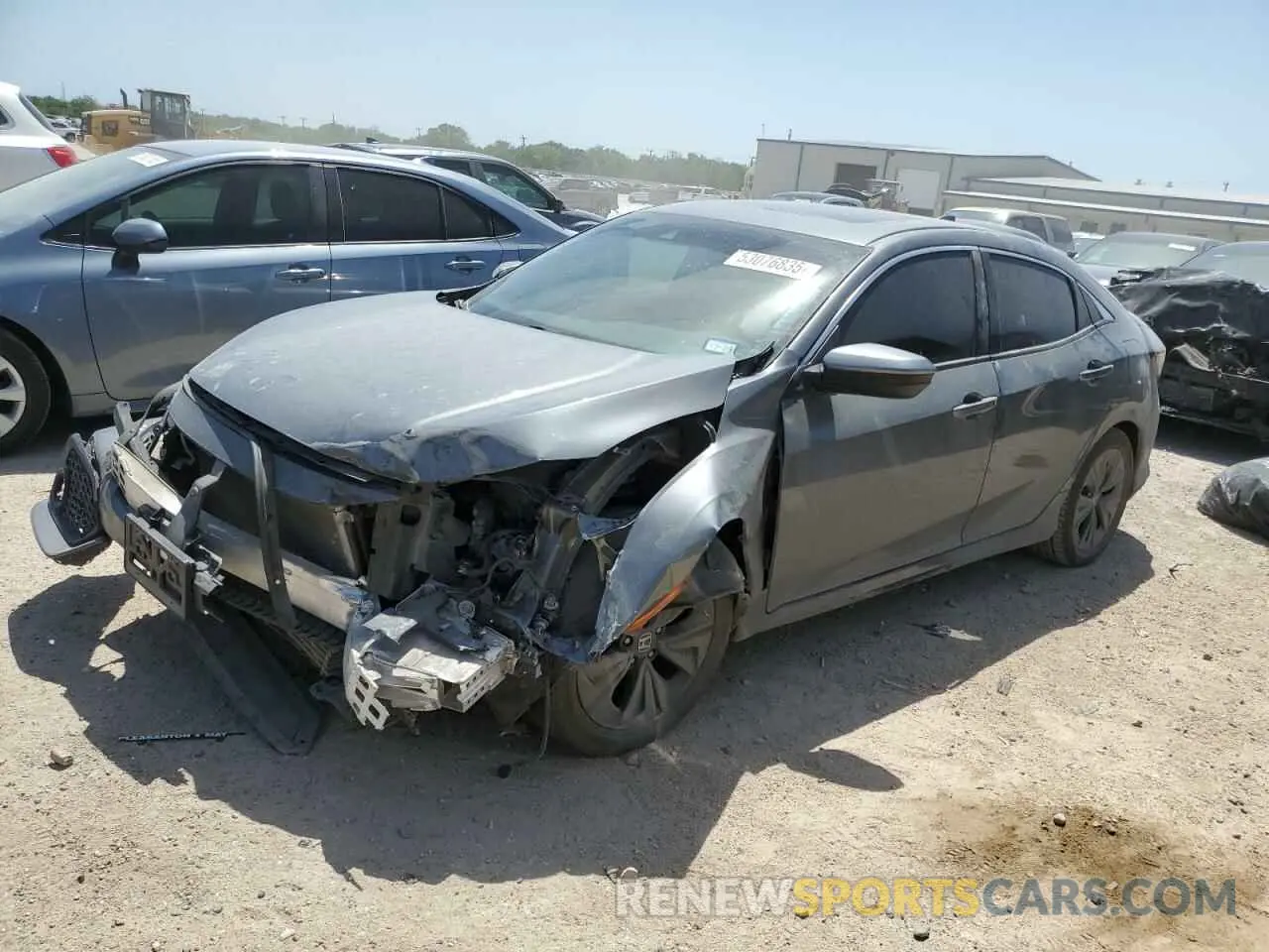 1 Photograph of a damaged car SHHFK7H65KU205967 HONDA CIVIC 2019