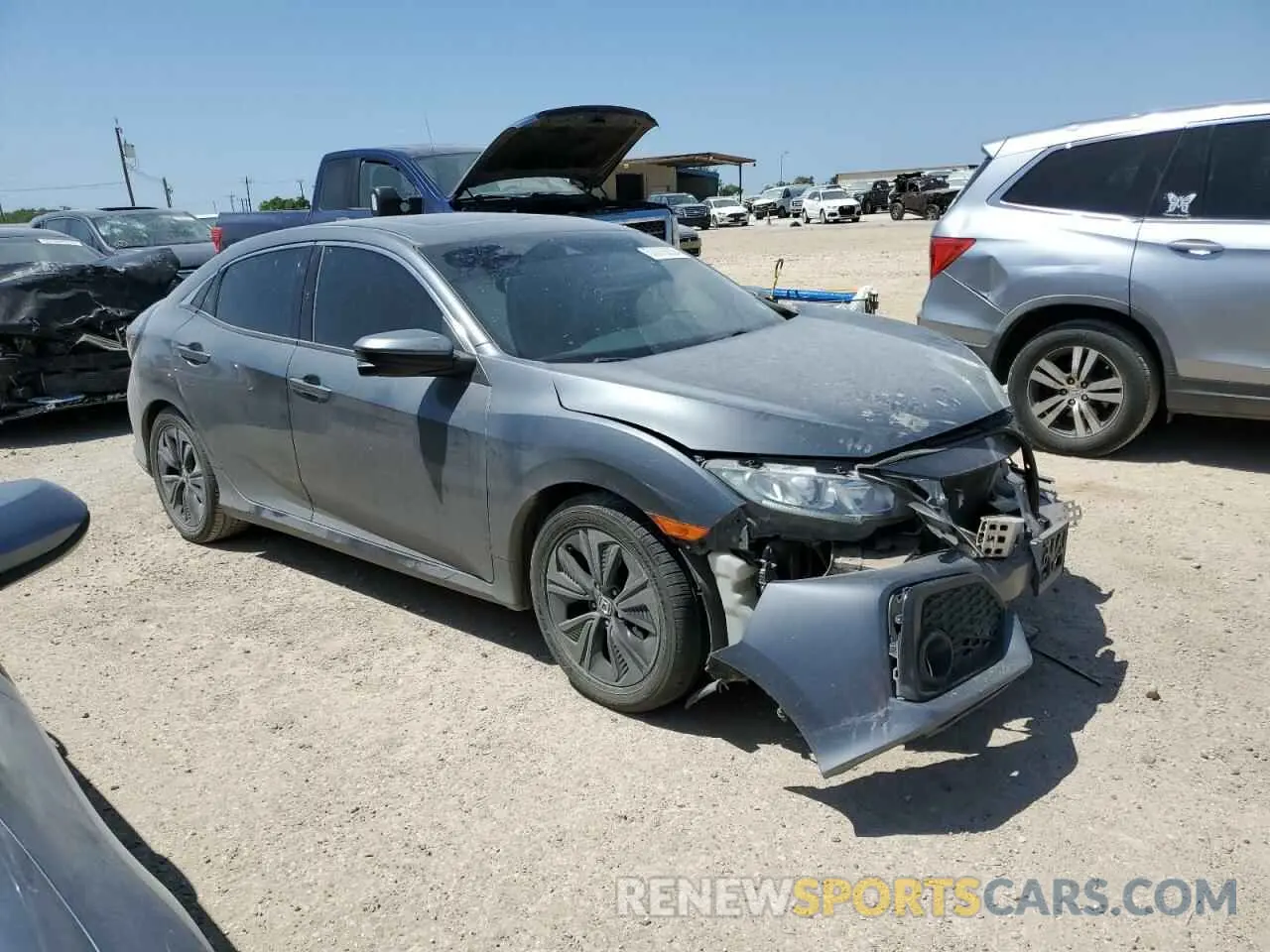 4 Photograph of a damaged car SHHFK7H65KU205967 HONDA CIVIC 2019