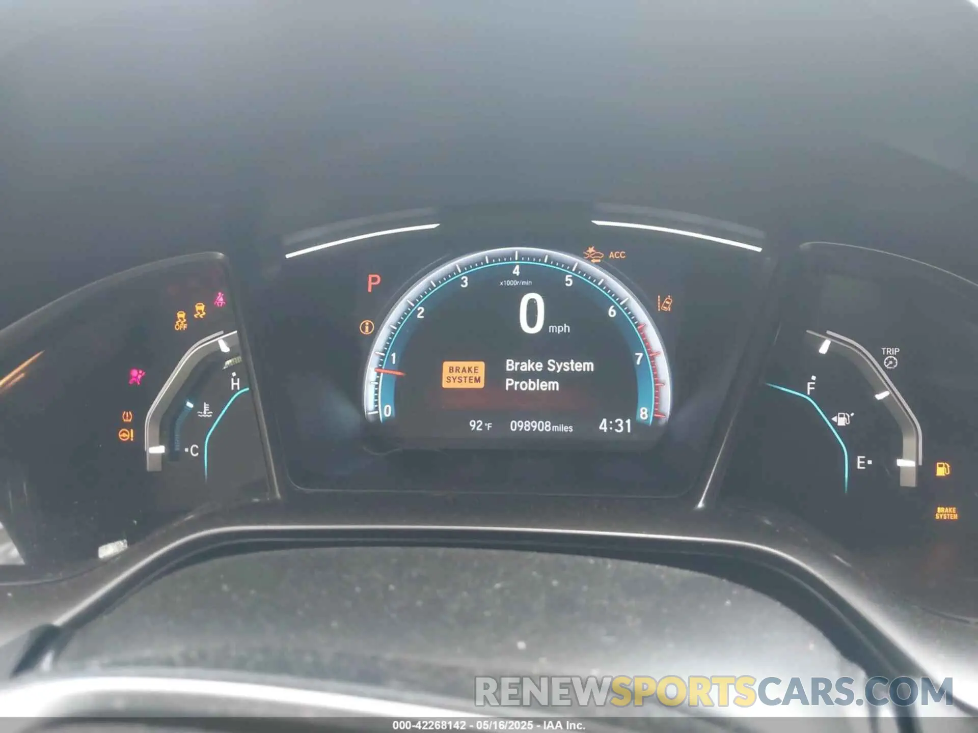 7 Photograph of a damaged car SHHFK7H65KU206276 HONDA CIVIC 2019