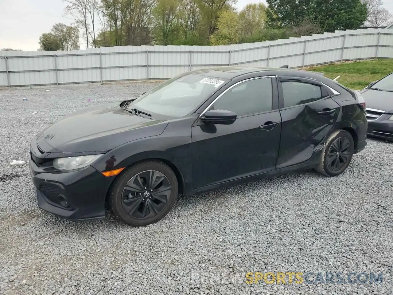 1 Photograph of a damaged car SHHFK7H65KU217004 HONDA CIVIC 2019