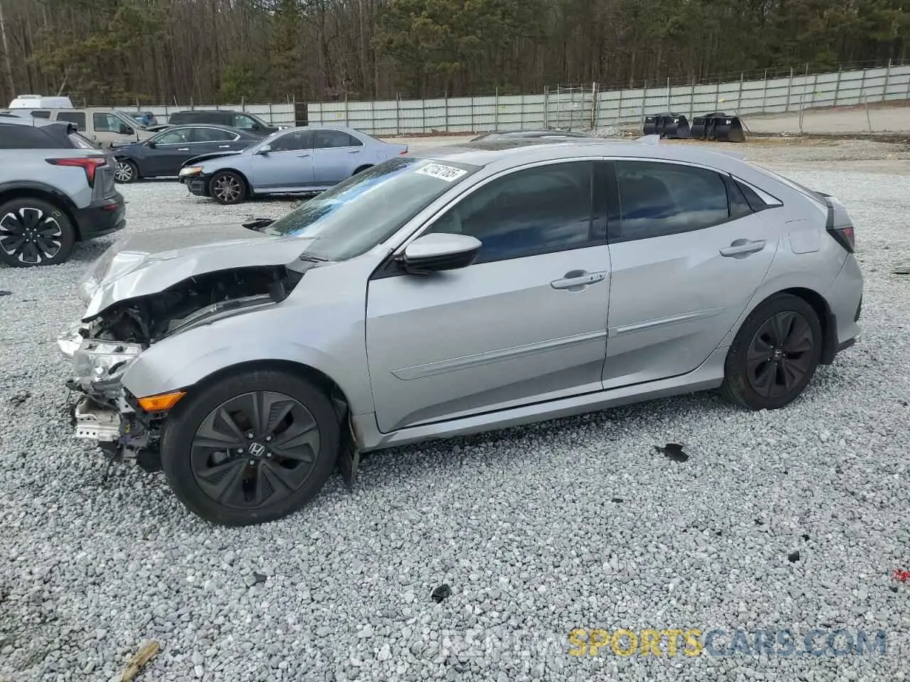 1 Photograph of a damaged car SHHFK7H65KU225460 HONDA CIVIC 2019