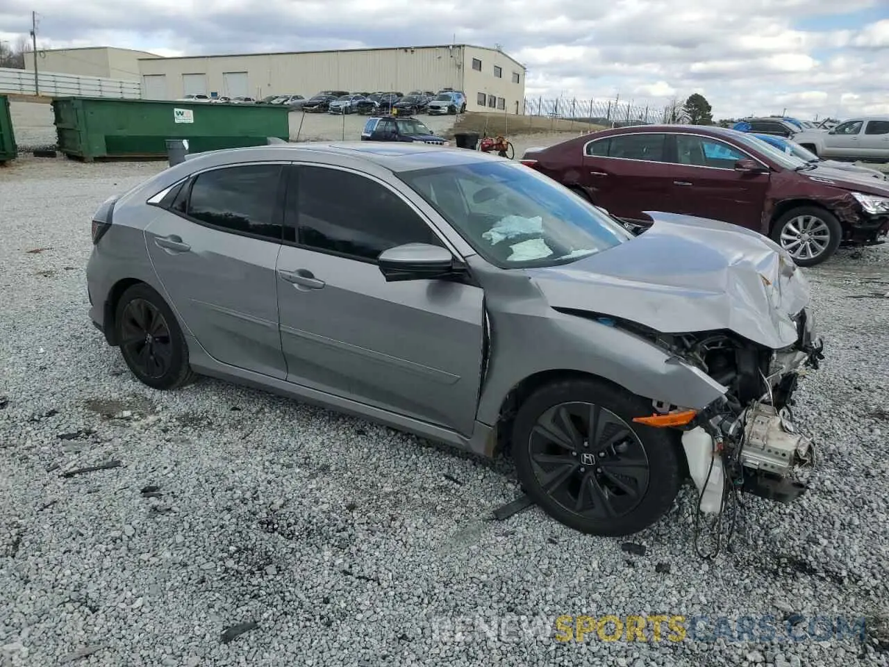 4 Photograph of a damaged car SHHFK7H65KU225460 HONDA CIVIC 2019