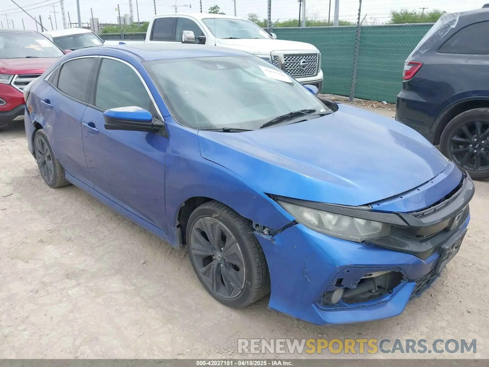 1 Photograph of a damaged car SHHFK7H65KU409572 HONDA CIVIC 2019