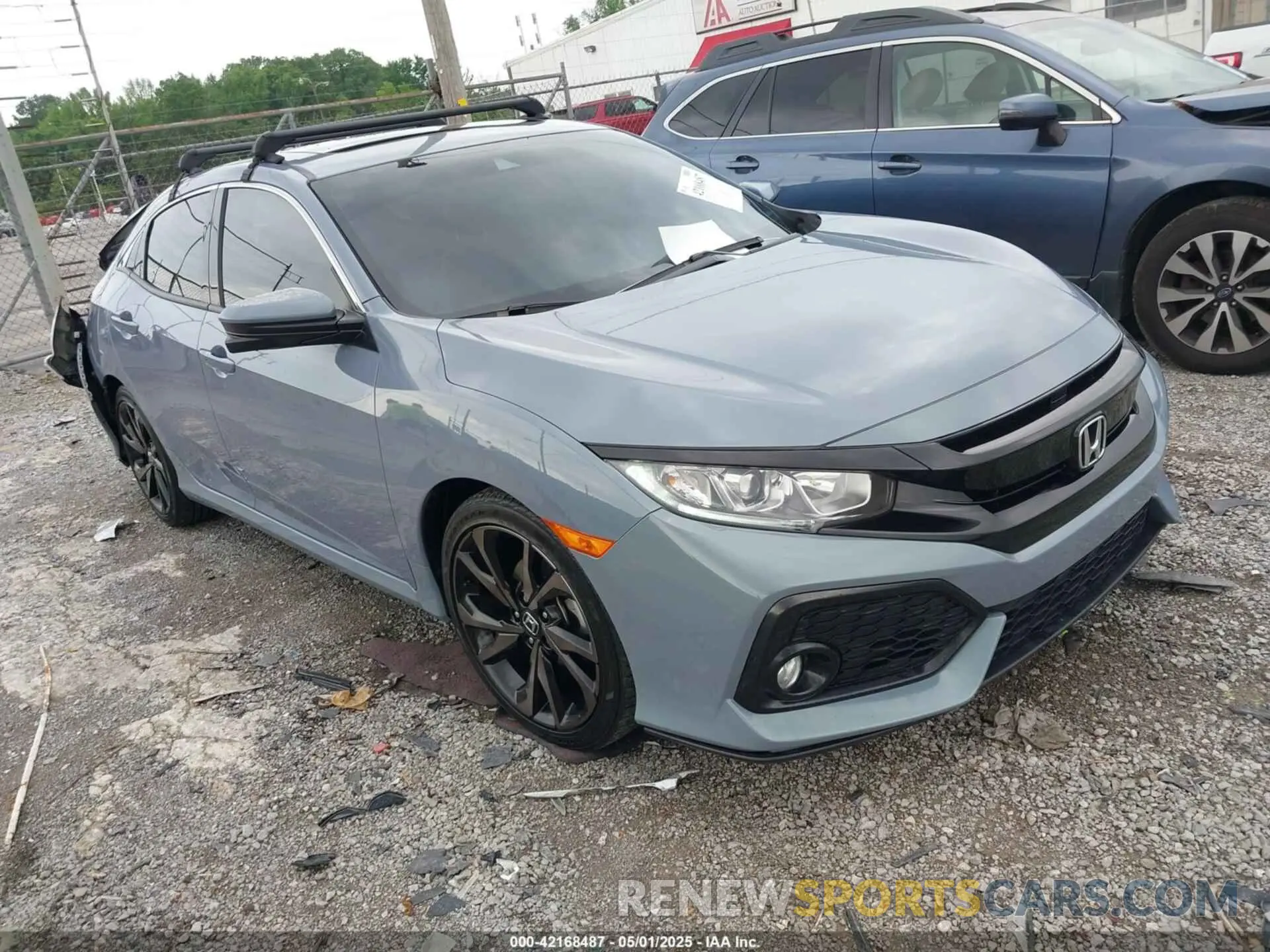 1 Photograph of a damaged car SHHFK7H66KU220056 HONDA CIVIC 2019