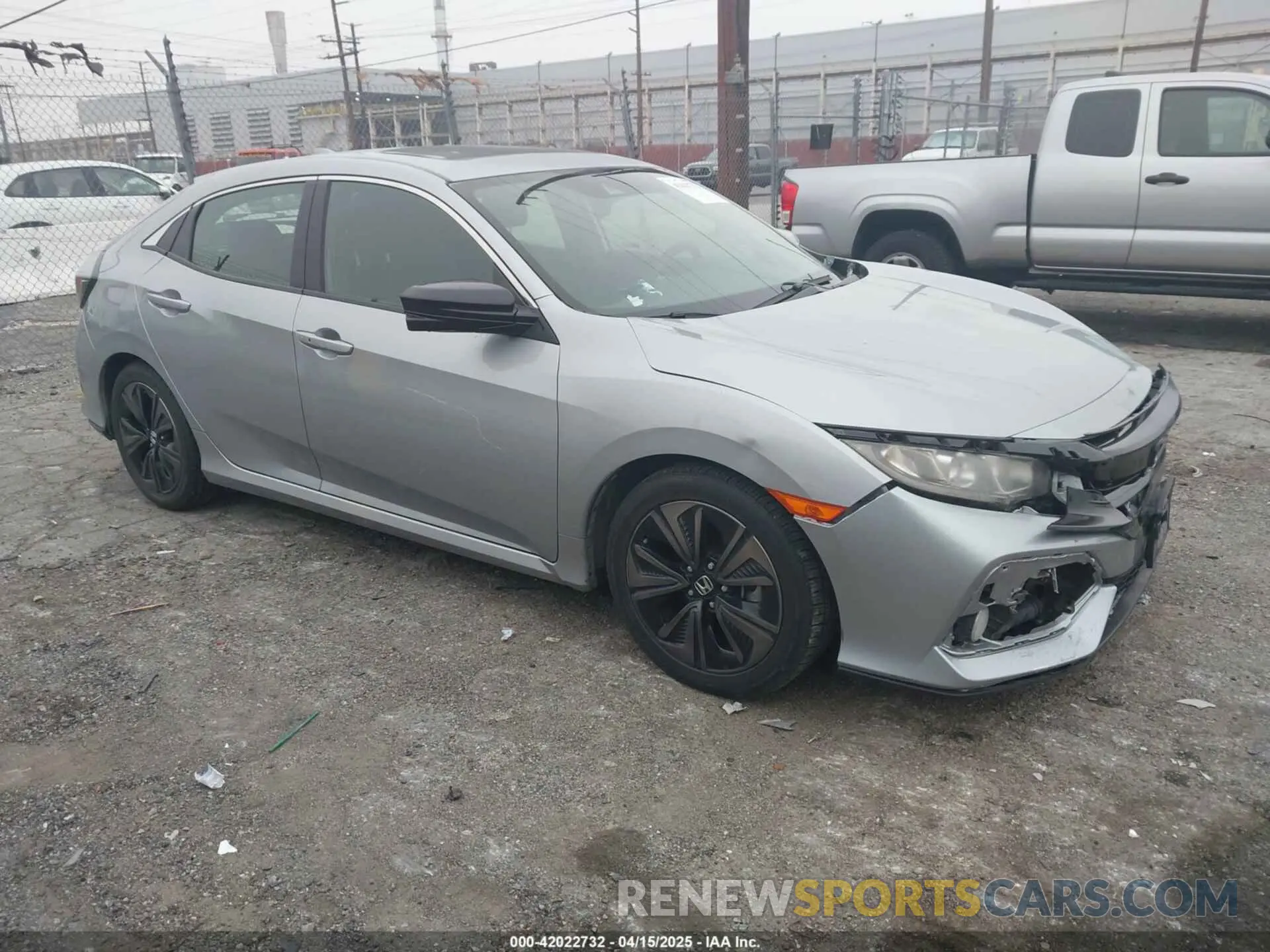 1 Photograph of a damaged car SHHFK7H67KU407354 HONDA CIVIC 2019