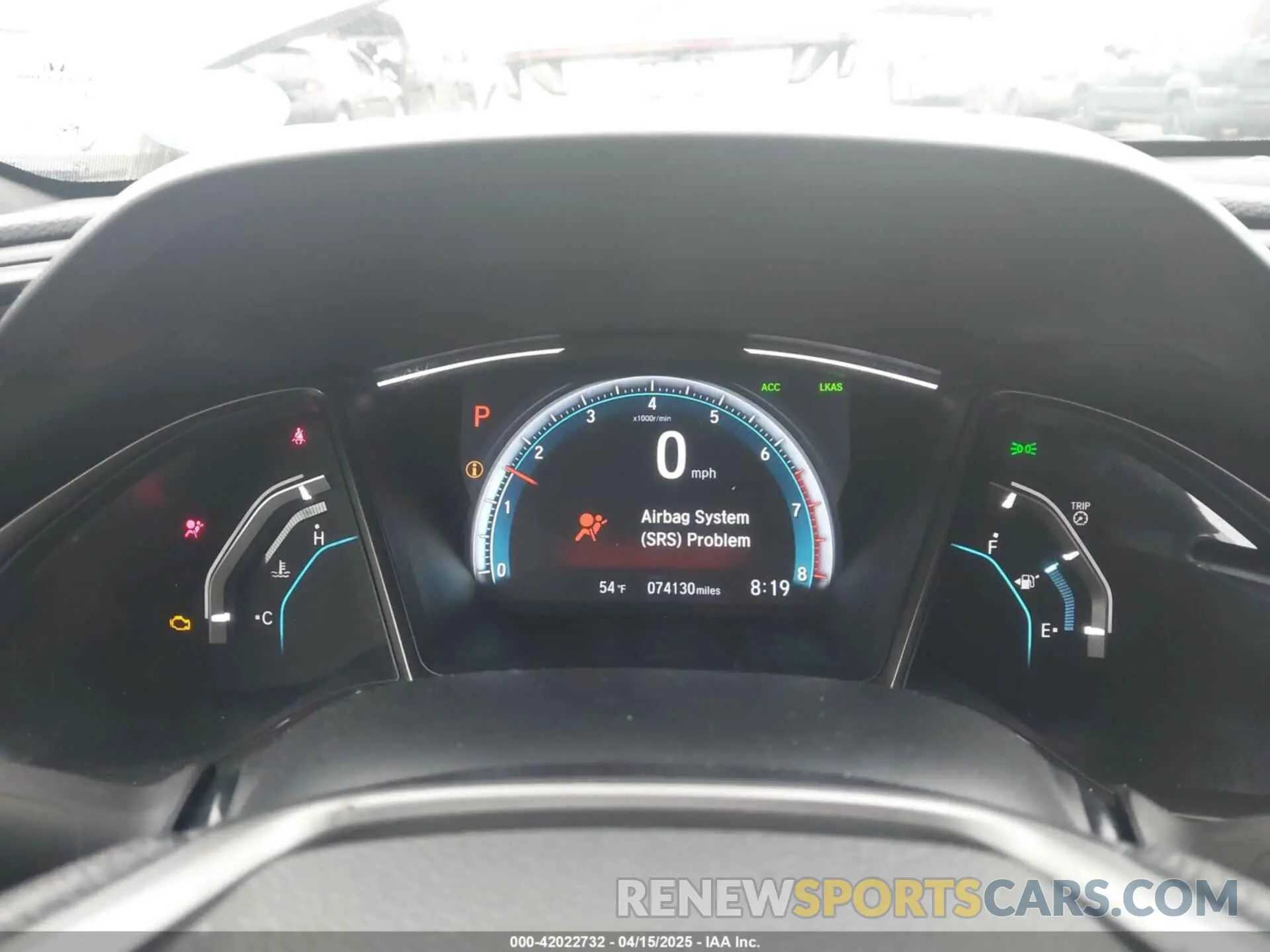 7 Photograph of a damaged car SHHFK7H67KU407354 HONDA CIVIC 2019