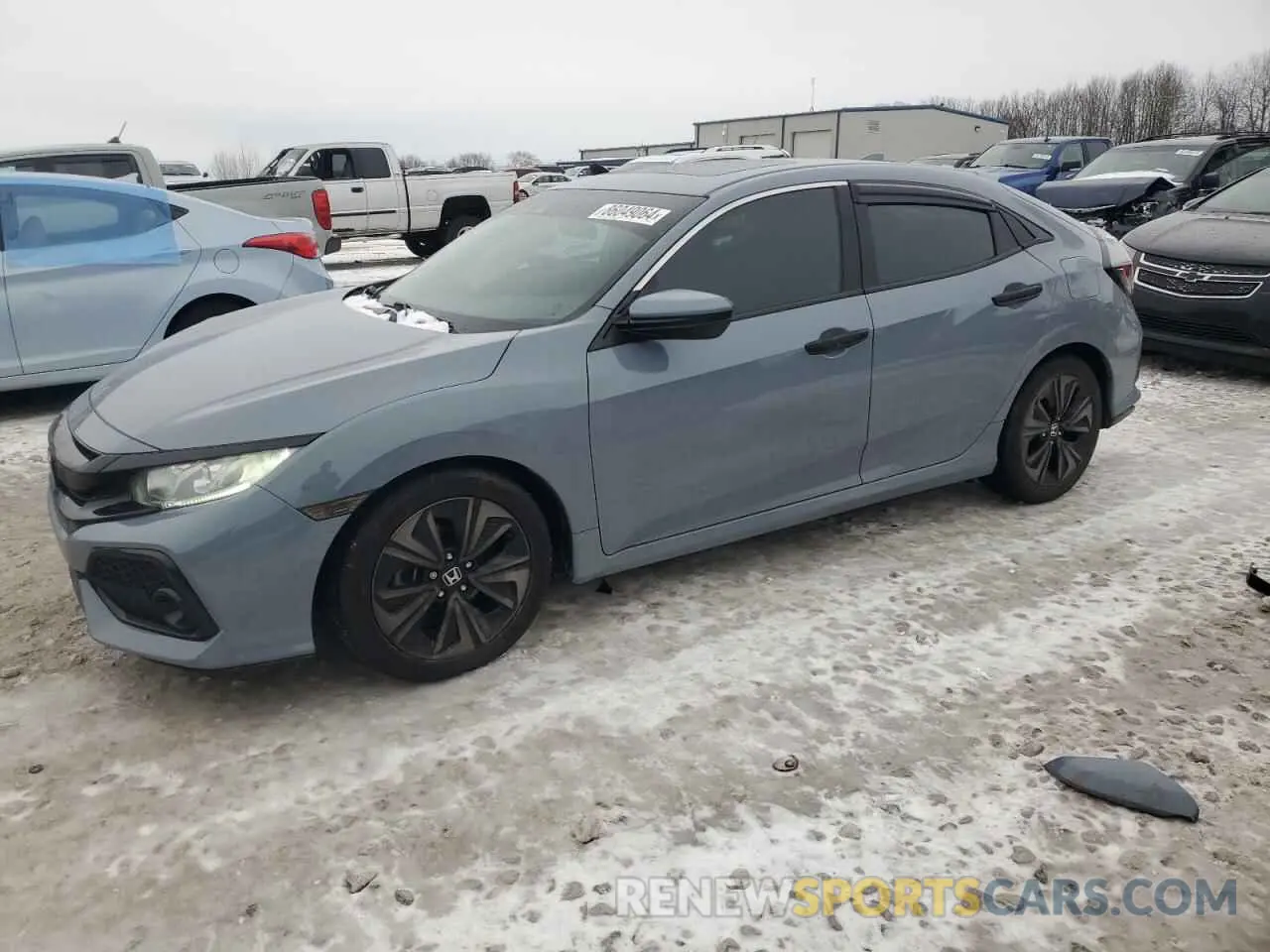 1 Photograph of a damaged car SHHFK7H68KU203744 HONDA CIVIC 2019
