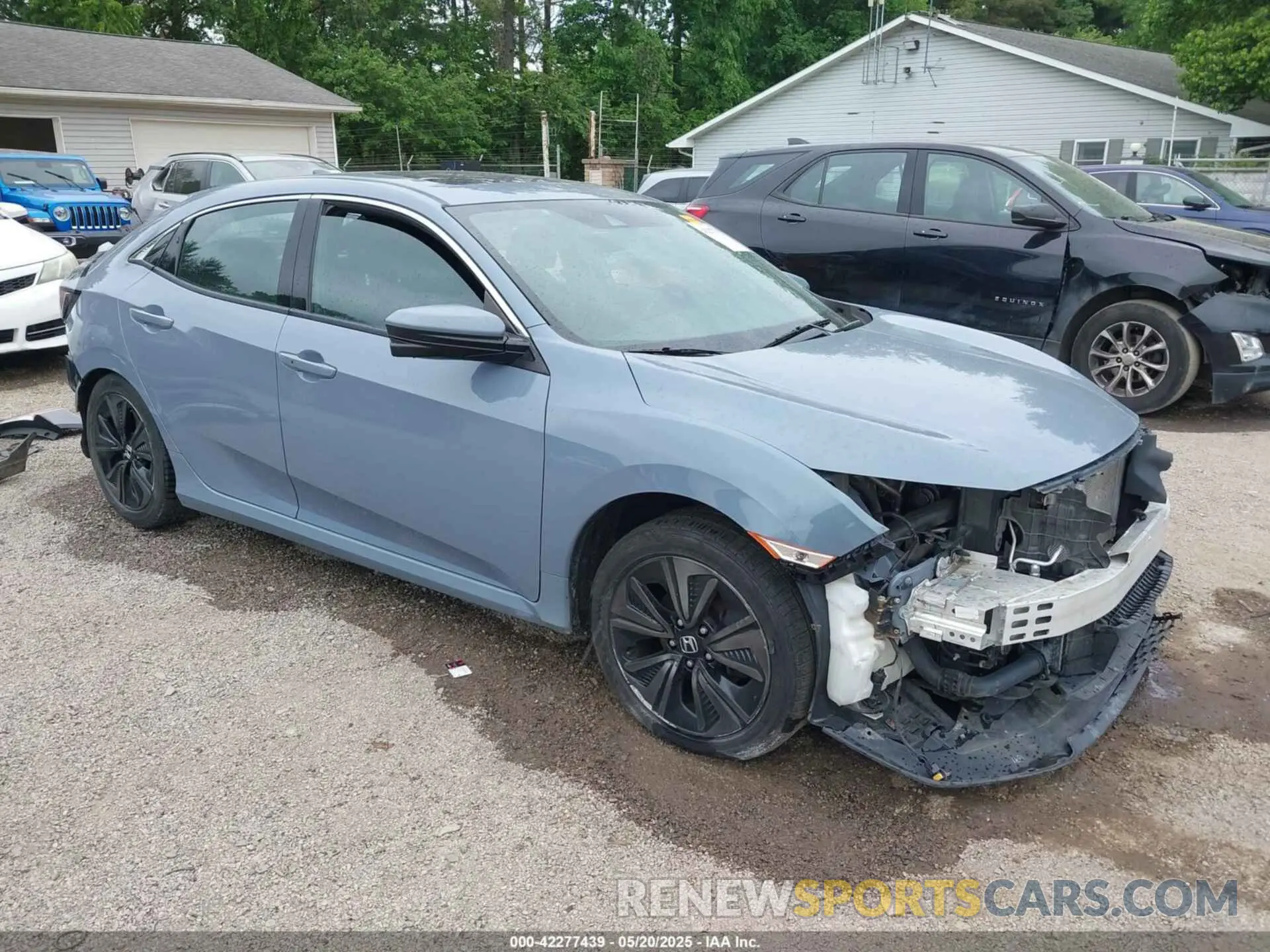 1 Photograph of a damaged car SHHFK7H68KU209964 HONDA CIVIC 2019