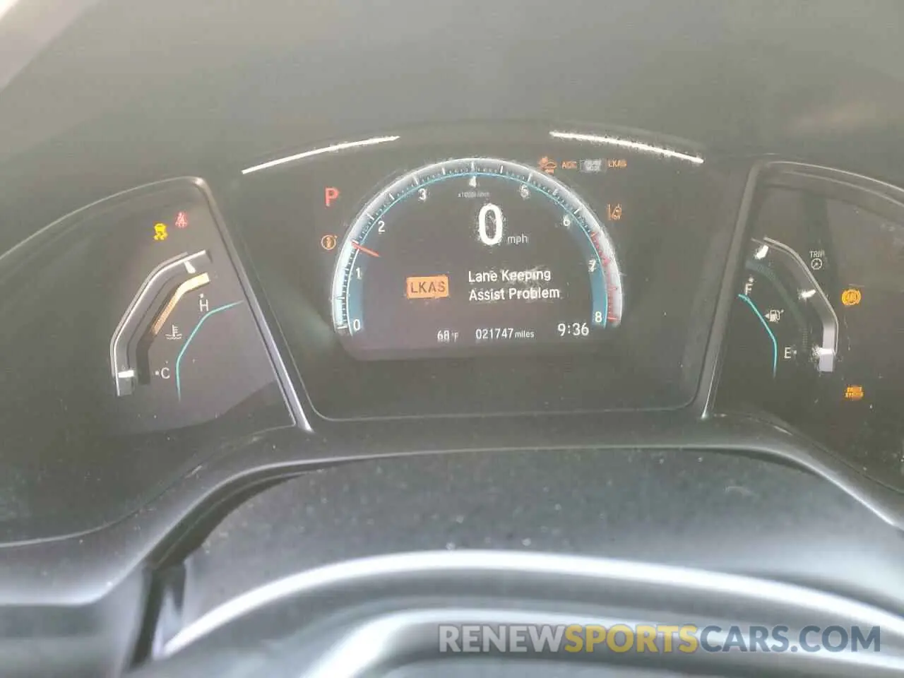 9 Photograph of a damaged car SHHFK7H68KU212444 HONDA CIVIC 2019