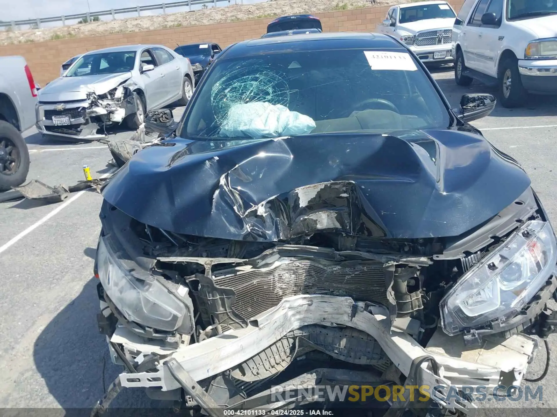 6 Photograph of a damaged car SHHFK7H69KU418078 HONDA CIVIC 2019