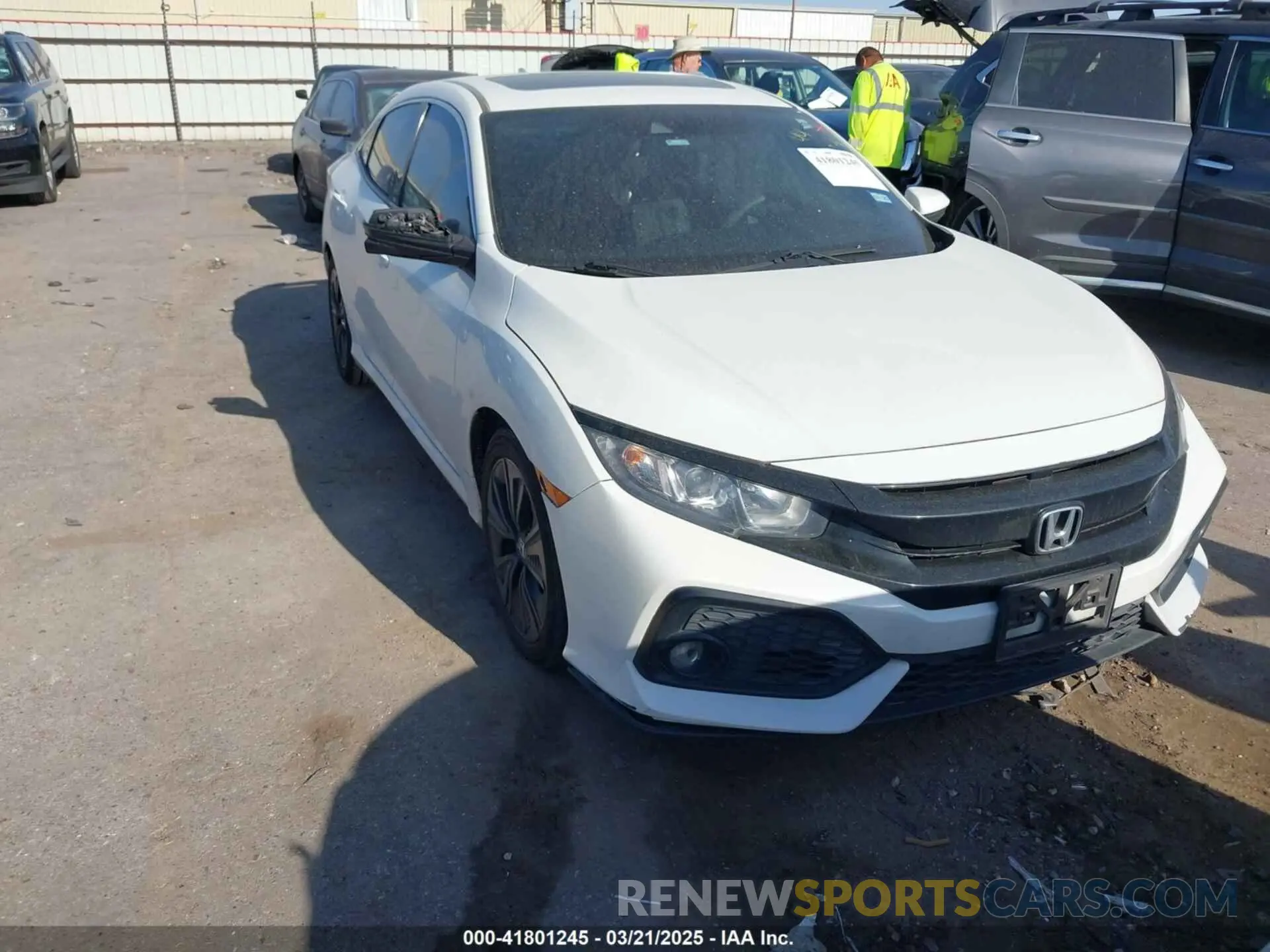 1 Photograph of a damaged car SHHFK7H6XKU208248 HONDA CIVIC 2019