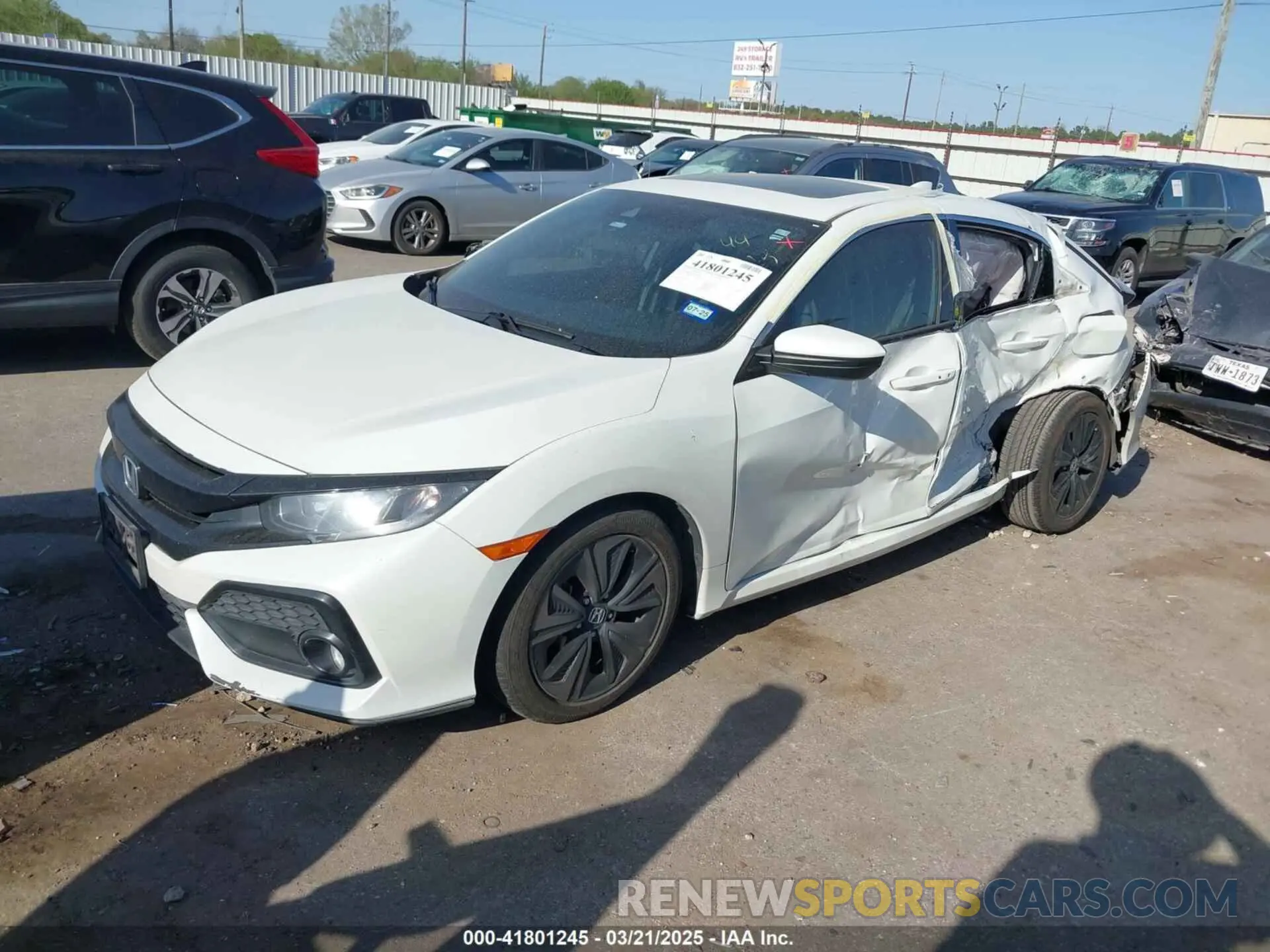 2 Photograph of a damaged car SHHFK7H6XKU208248 HONDA CIVIC 2019