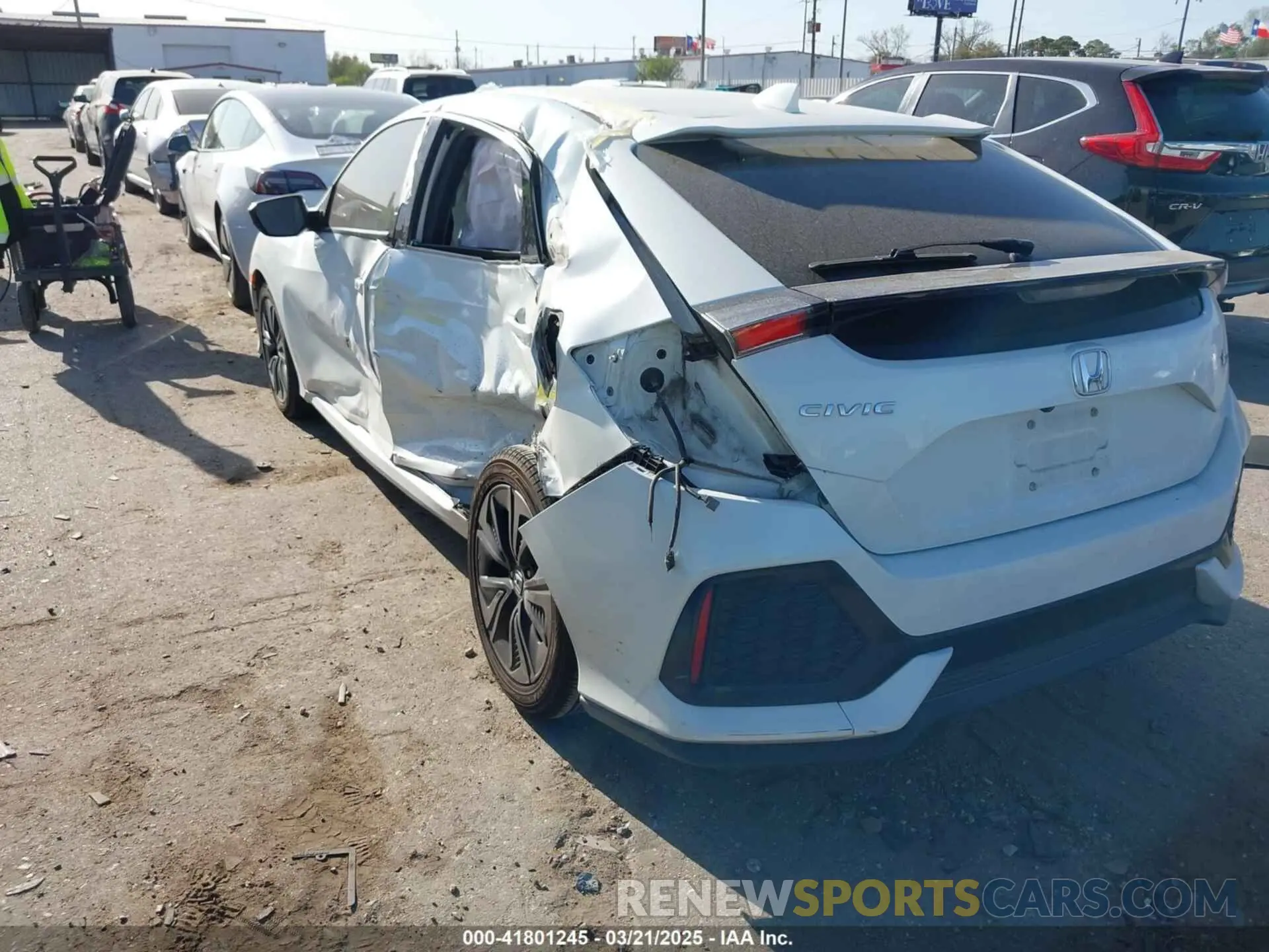 3 Photograph of a damaged car SHHFK7H6XKU208248 HONDA CIVIC 2019