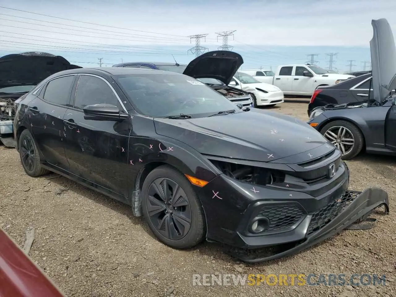 4 Photograph of a damaged car SHHFK7H6XKU212977 HONDA CIVIC 2019