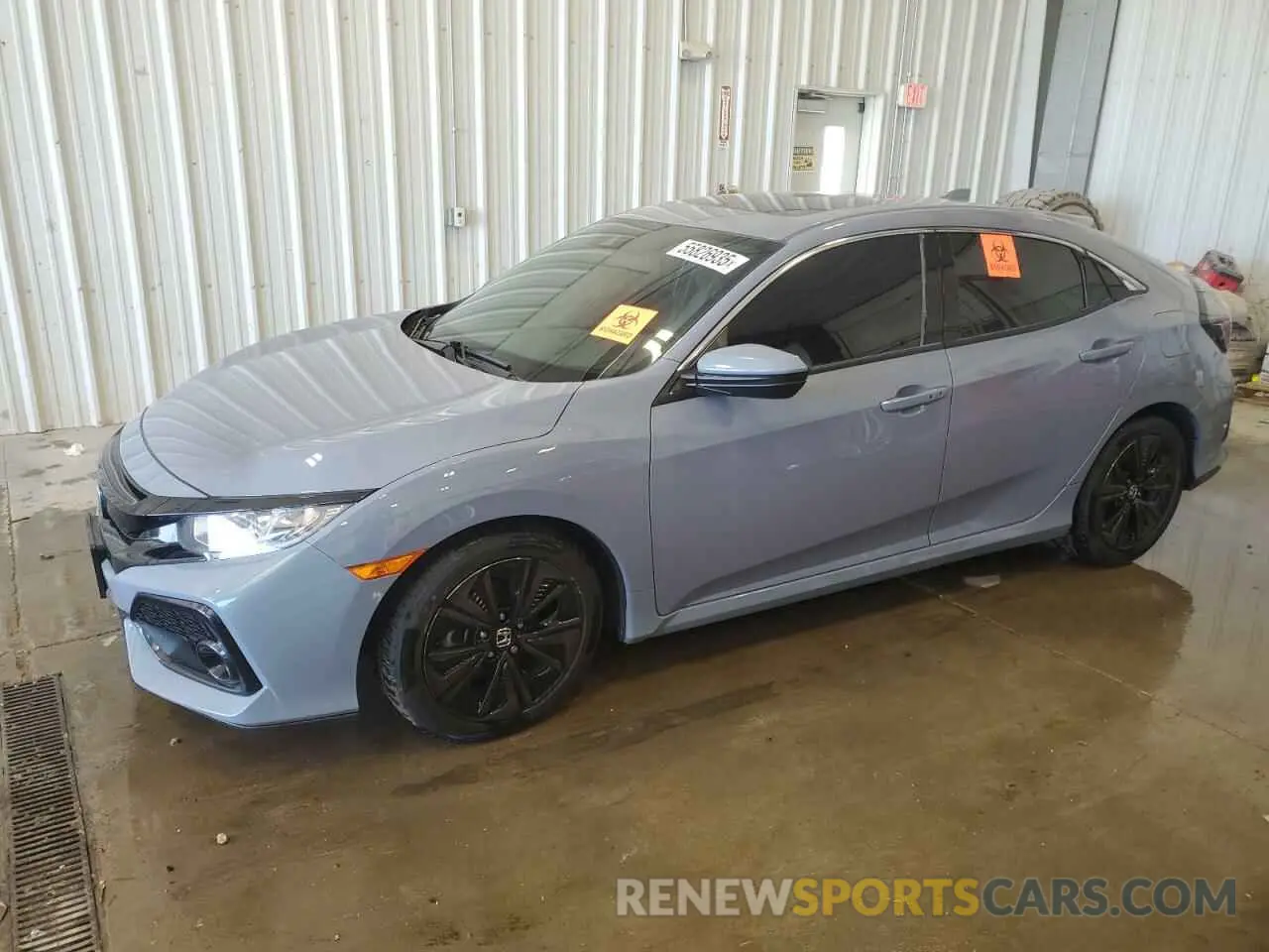 1 Photograph of a damaged car SHHFK7H6XKU226250 HONDA CIVIC 2019